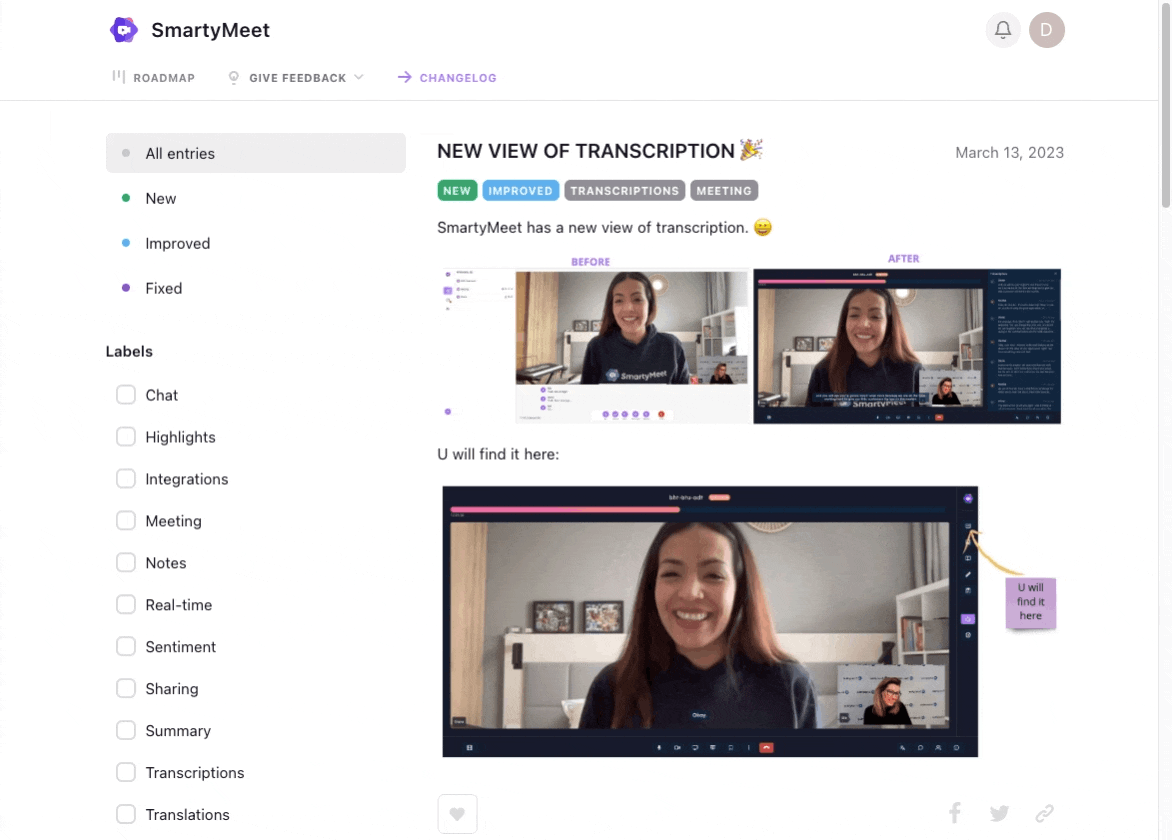 changelog